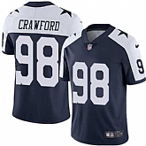 Nike Dallas Cowboys #98 Tyrone Crawford Navy Blue Thanksgiving NFL Vapor Untouchable Limited Throwback Jersey,baseball caps,new era cap wholesale,wholesale hats